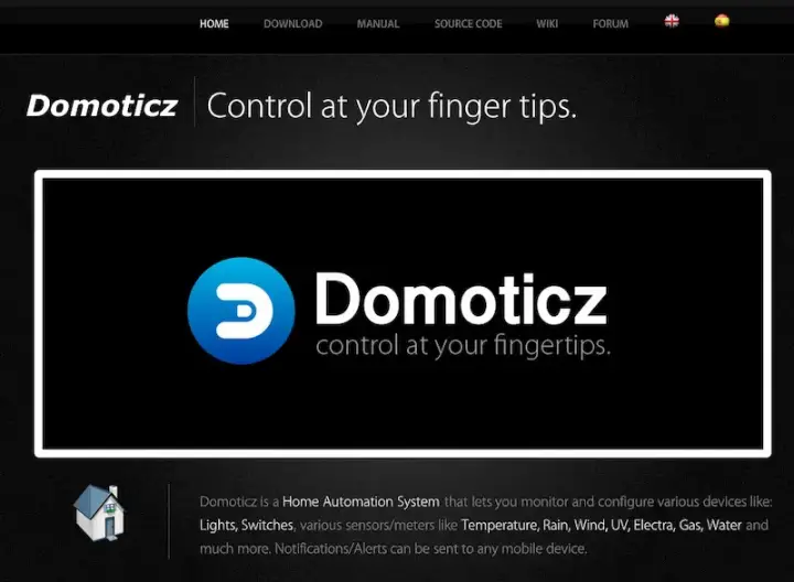 The Domoticz website