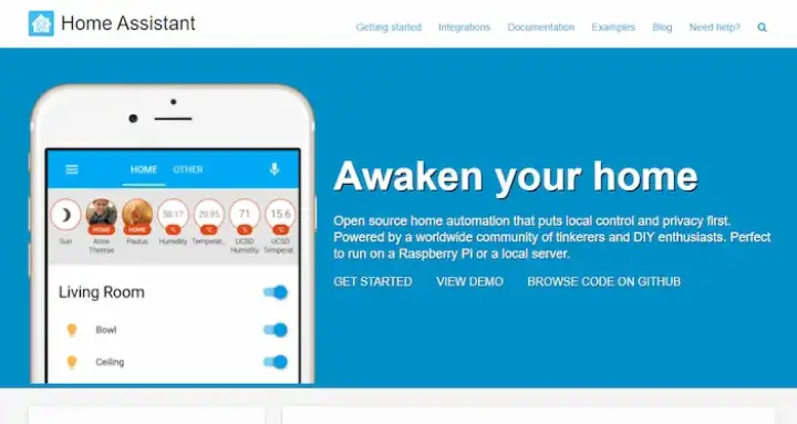 Home Assistant website