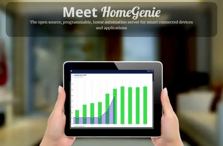 The HomeGenie website