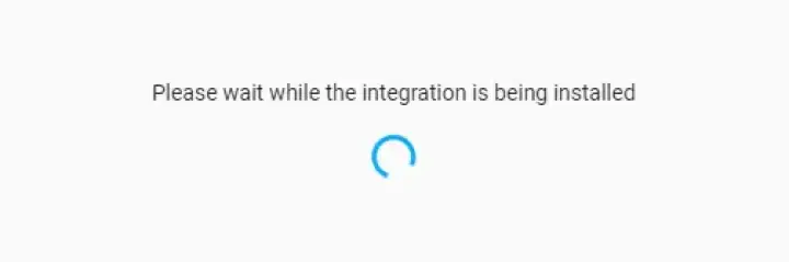 Installing the integration