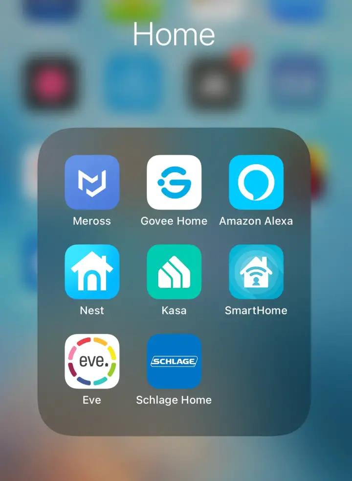 Too many apps for smart home