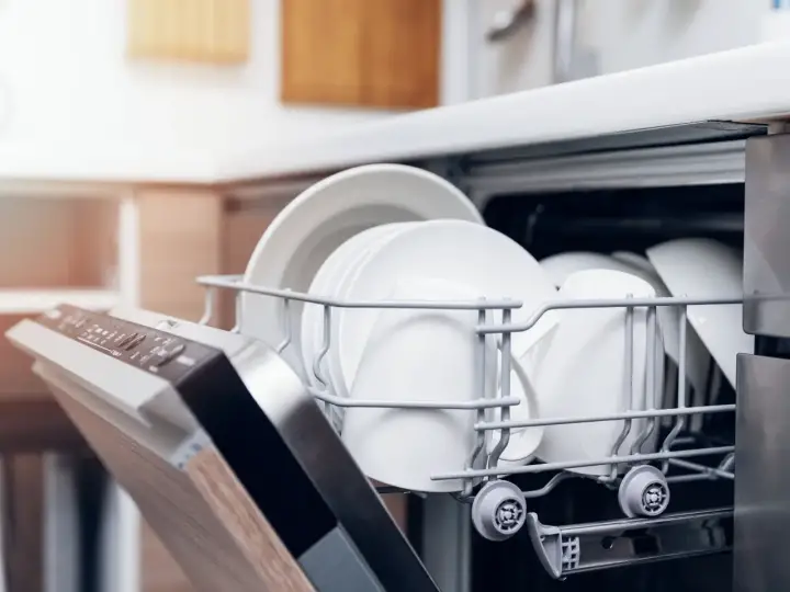A dishwasher can be smart