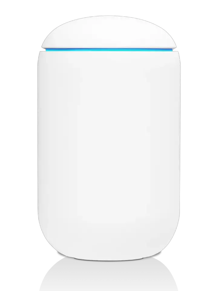 The Ubiquiti Dream Machine as seen from the front
